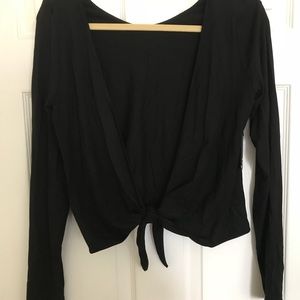 Aritzia Wilfred Tie-Back top
